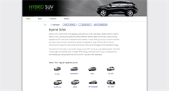 Desktop Screenshot of hybridsuv.com