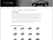 Tablet Screenshot of hybridsuv.com